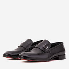 The Blackwell Black Patent Bit Loafer Shoe