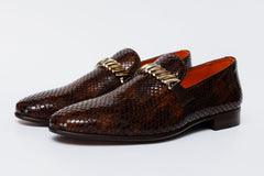 The King Tan Bit Dress Loafer Shoe