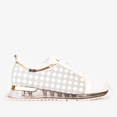 The Cenova White Gold Leather Sneaker