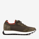 The Berlin Green Suede Leather Sneaker