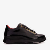 The Peklin Patent Black Leather Sneaker