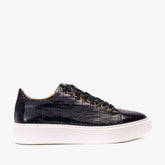 The Dublin Blue Leather Sneaker