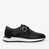 The Torino Black Leather Sneaker