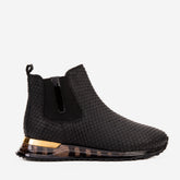The Panther Black Leather Chelsea Boot