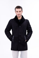 The Lariana Black Shearling Jacket
