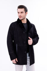 The Lariana Black Shearling Jacket