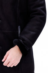 The Lariana Black Shearling Jacket