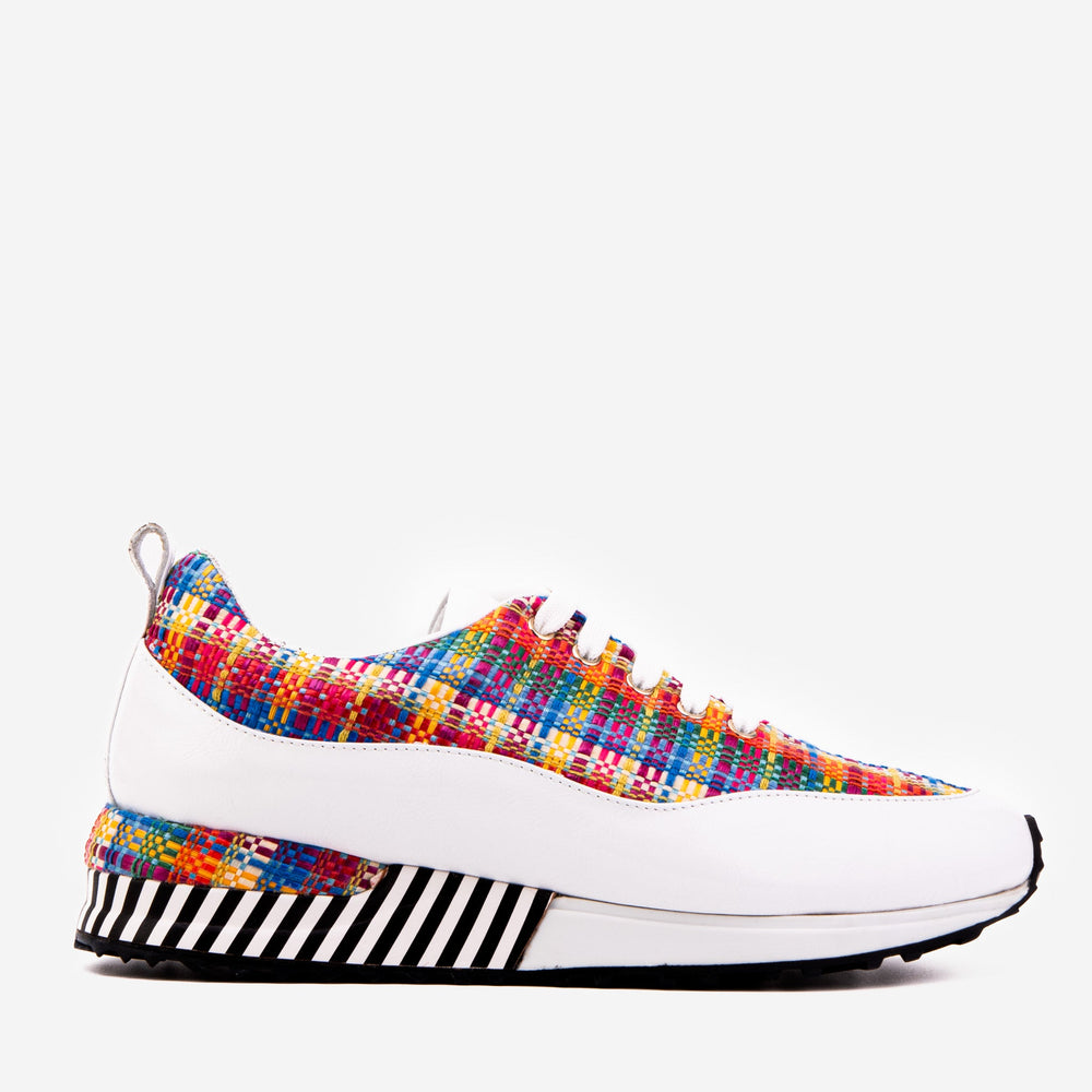 The Valencia White Leather Sneaker