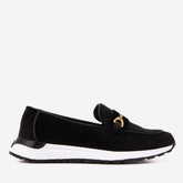 The Milan Black Leather Sneaker