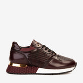 The Empire Burgundy Leather Sneaker