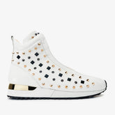 The Infanta High-Top White Spike Leather Sneaker Limited Edition
