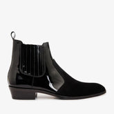 The Sorhag Black Suede Leather Dress Boot