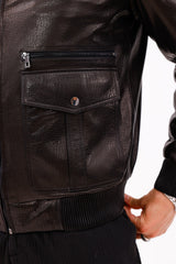 The Ardent Black Lambskin Leather Jacket