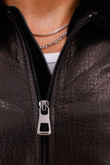 The Ardent Black Lambskin Leather Jacket