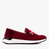 The Milan Burgundy Leather Sneaker