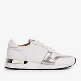 The Masal White Leather Sneaker