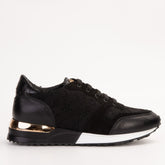 The Noir Black Leather Sneaker