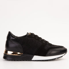 The Noir Black Leather Sneaker