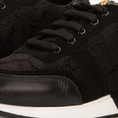 The Noir Black Leather Sneaker