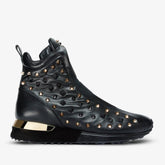 The Infanta High-Top Black Spike Leather Sneaker Limited Edition