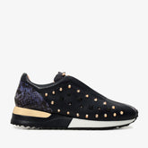The Infanta Navy Spike Leather Sneaker Limited Edition