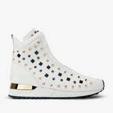 The Infanta High-Top White Spike Leather Sneaker Limited Edition
