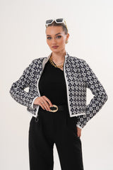 The Elvaris Reversible White Leather Jacket