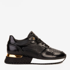 The Empire Black Leather Sneaker