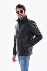 The Nero Black Leather Jacket