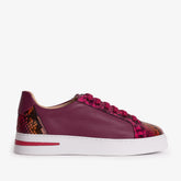 The Burano Purple Fuchsia Leather Sneaker
