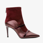 The Manila Burgundy Leather Ankle Boot