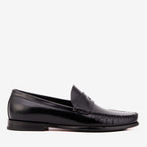 The Belmont Black Polished Leather Loafer