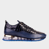 The Marseille Navy Blue Leather Sneaker