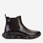 The Apex Black Leather Chelsea Boot