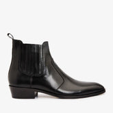 The Sorhag Black Leather Dress Boot