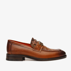 Amsterdam Tan Bit Loafer Shoe