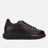 The Linq Black Leather Sneaker