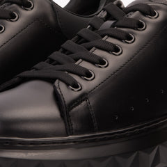 The Linq Black Leather Sneaker