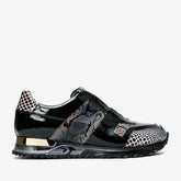 The Milano Snk Black White Leather Sneaker