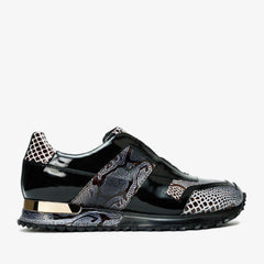 The Milano Snk Black White Leather Sneaker