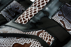 The Milano Snk Black White Leather Sneaker