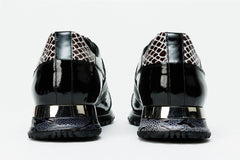 The Milano Snk Black White Leather Sneaker