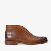 The Rome Tan Leather Oxford Cap-Toe Boot
