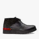 The Kagan Black Wingtip Chukka Sneaker Boot