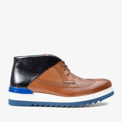 The Kagan Tan Wingtip Chukka Sneaker Boot