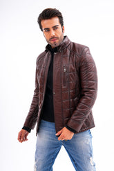 The Modena Quilted Leather Jacket