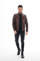 The Marco Brown Leather Jacket