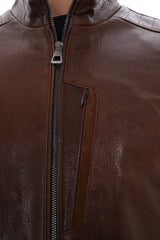 The Marco Brown Leather Jacket