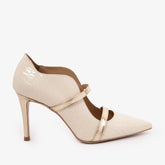 The Annapolis Cream Patent Leather Pump Shoe