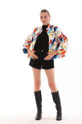 The Odessa Multicolor Leather Jacket